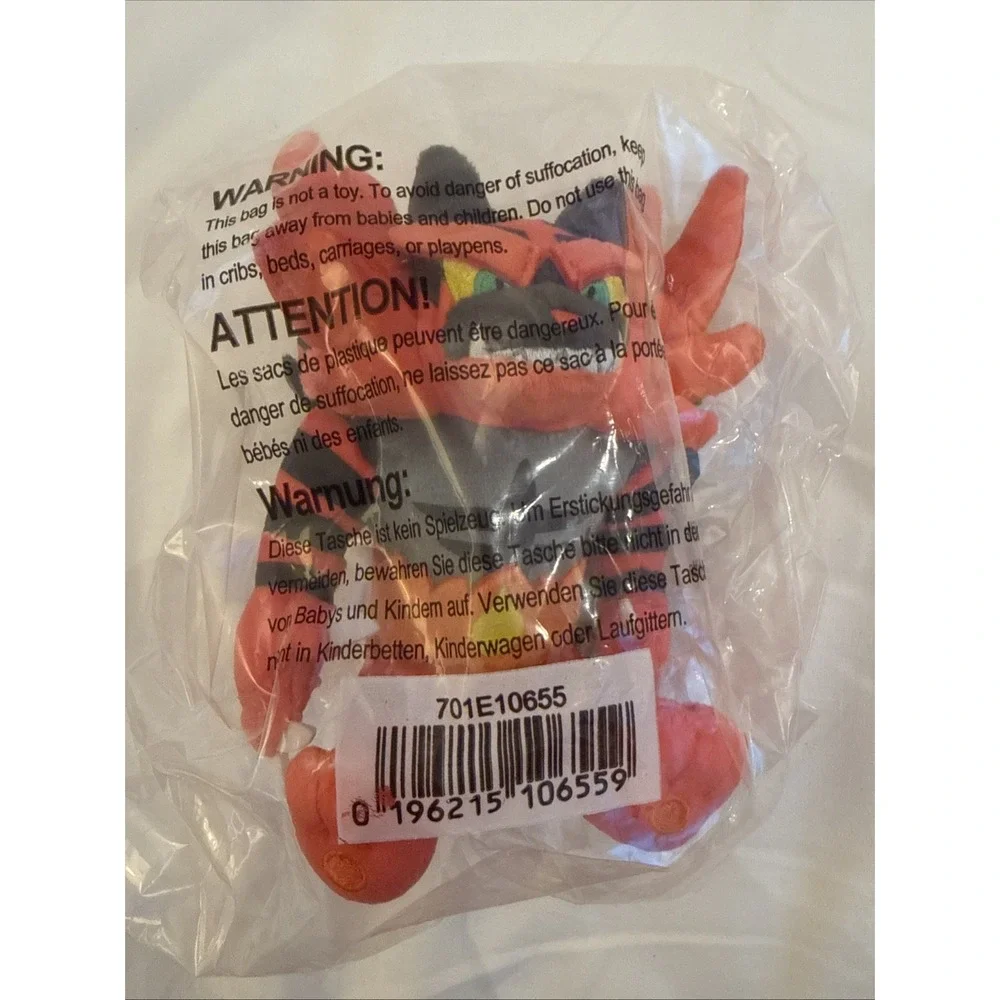 POKEMON Incineroar Sitting Cuties Plush 7 In Red Pokemon Center NWT